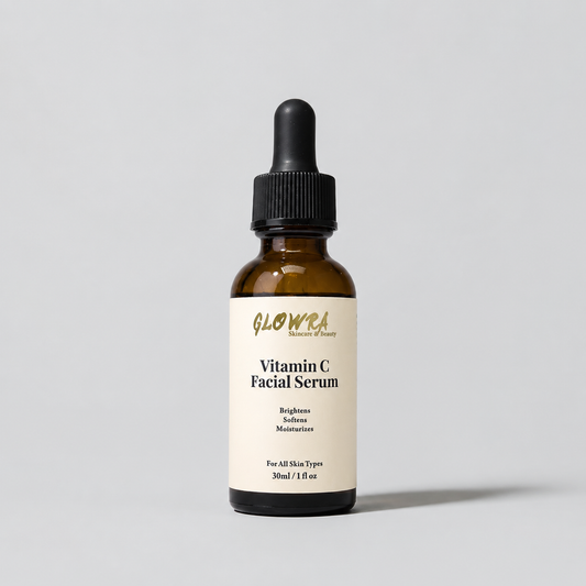 Glowra Vitamin C Facial Serum 30ml brightening serum bottle