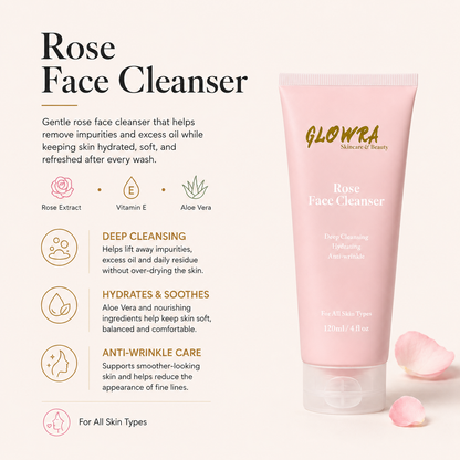 Rose Face Cleanser - 120ml