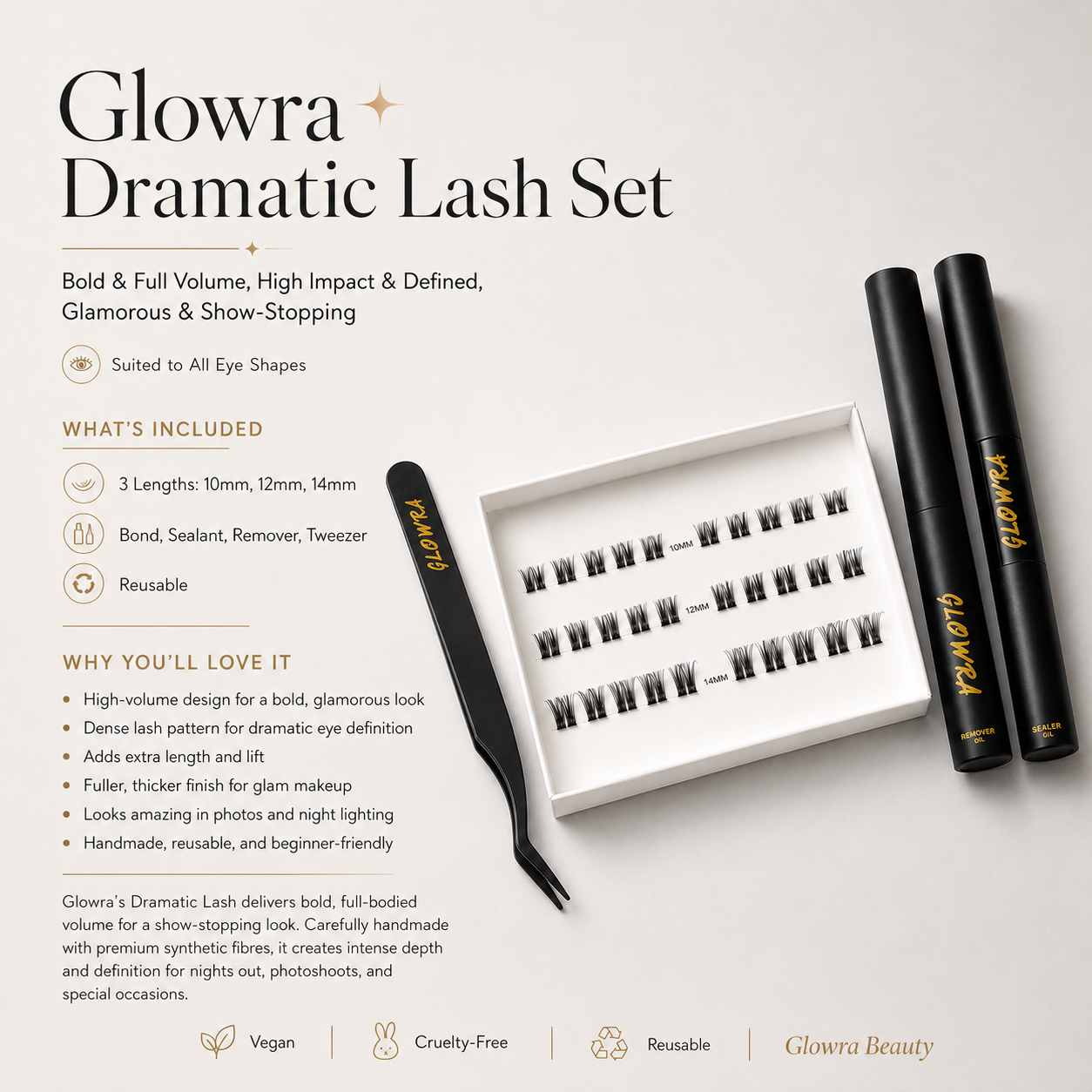 Glowra Dramatic Lash Set