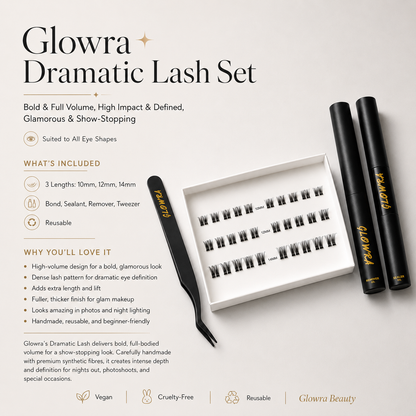Glowra Dramatic Lash Set