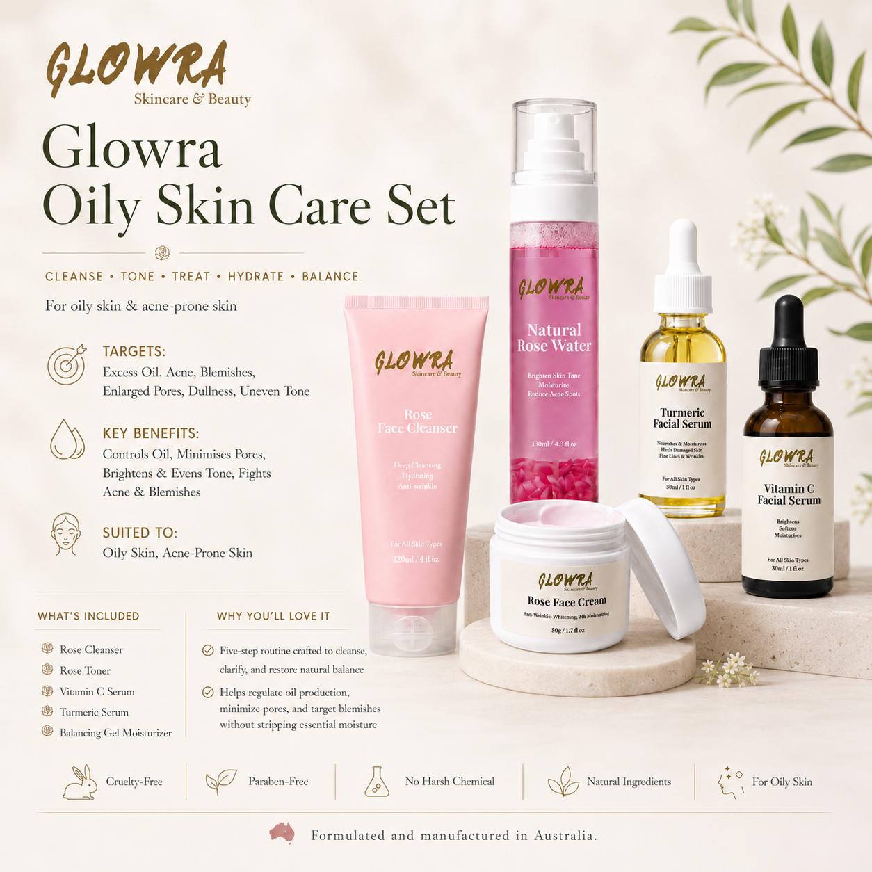 Oily Skin Care Set