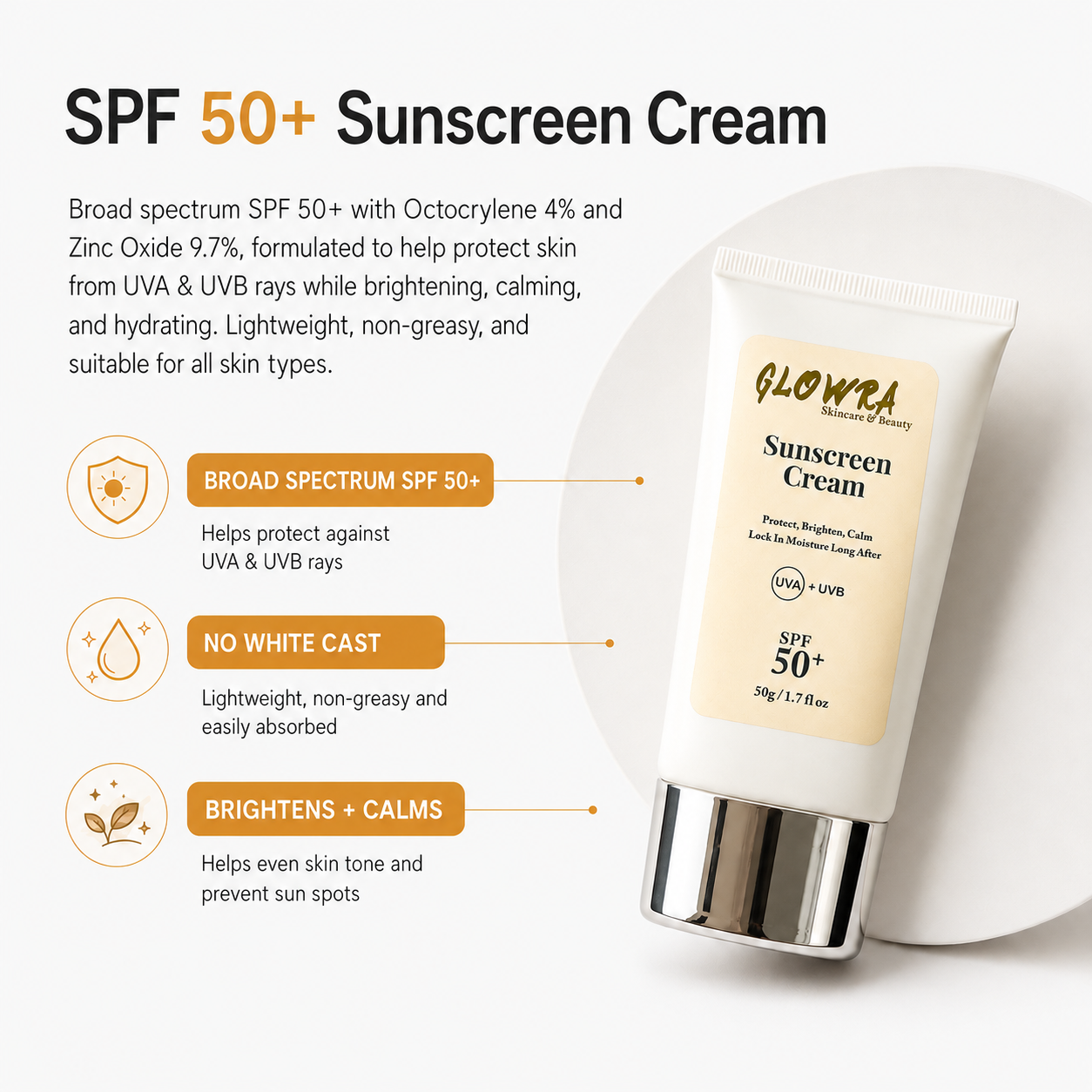 Sunscreen Cream SPF 50+ (50 ml)