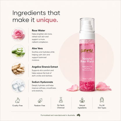 Natural Rose Water Toner - 130ml