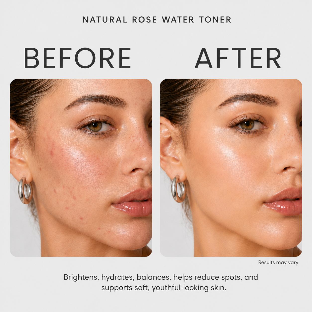 Natural Rose Water Toner - 130ml